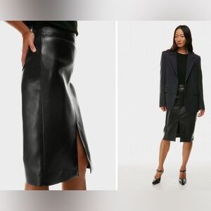 Aritzia Vegan Leather Pencil Skirt (Size 6)